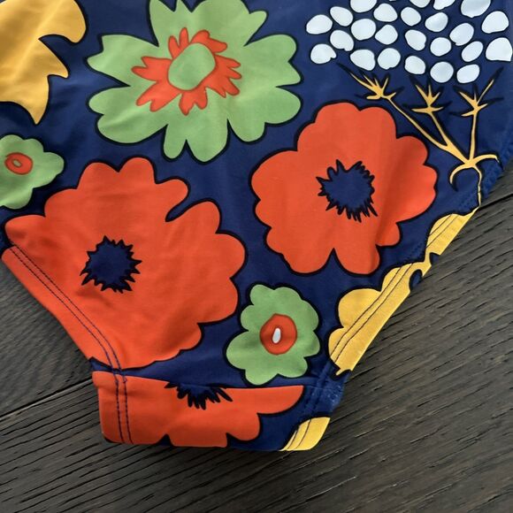 Marimekko Swimsuit Size Small Blue Floral One Piece - Picture 6 of 6